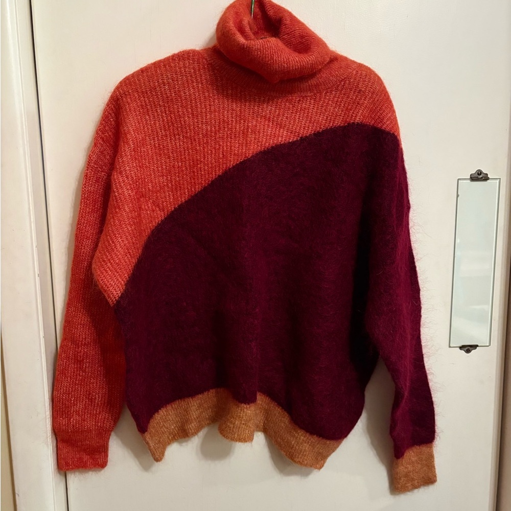 NWT cowl neck sweater with drop sleeve